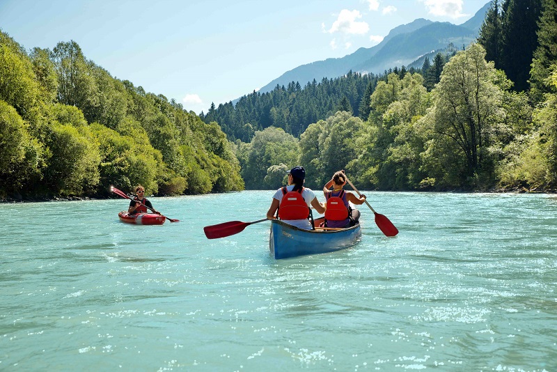 canoa sulla Drava